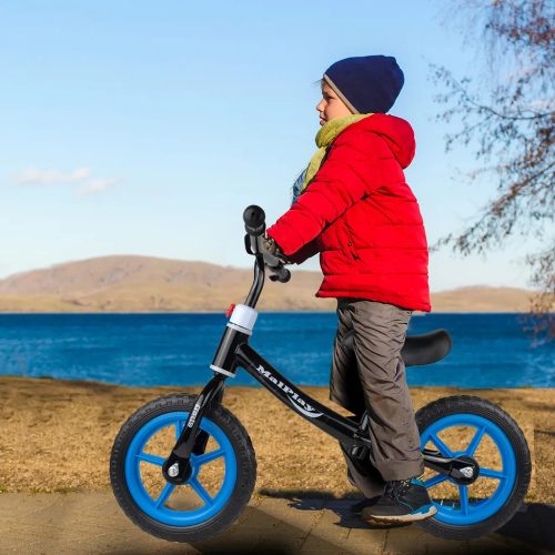 Futóbicikli kék-fekete Malplay