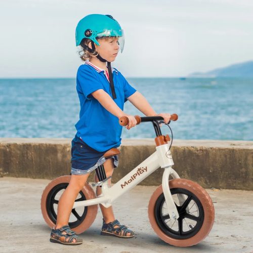 Futóbicikli krém-barna Malplay