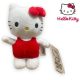 Hello Kitty plüss 24 cm álló piros