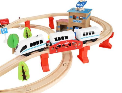 Fa vonat nagy készlet