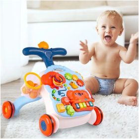 Bébi járássegítő levehető oktató asztallal 2in1