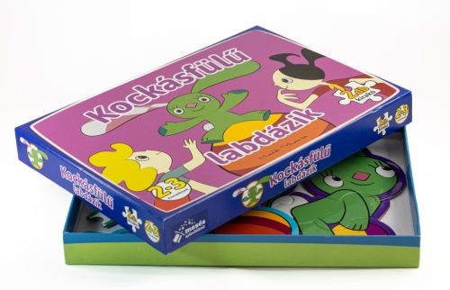 Kockásfülű labdázik kirakó 