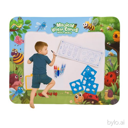 Katicás Kreatix XXL vizes rajzszőnyeg, 100 × 80 cm