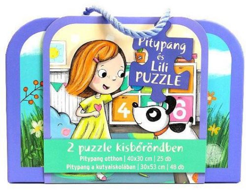 Pitypang és Lili bőröndös puzzle