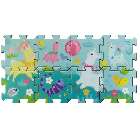 Szivacspuzzle Lámával