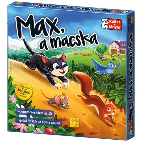 Max, a macska társasjáték