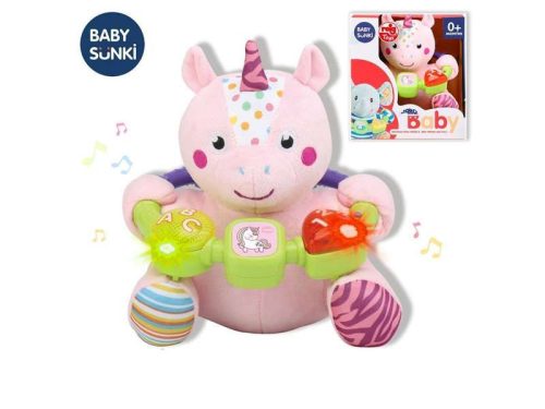 Zenélő Baby unikornis plüss 20cm 