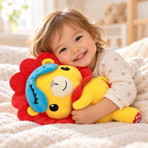 Fekvő oroszlán plüss Fisher Price 30cm