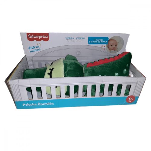 Fekvő krokodil plüss Fisher Price 30cm